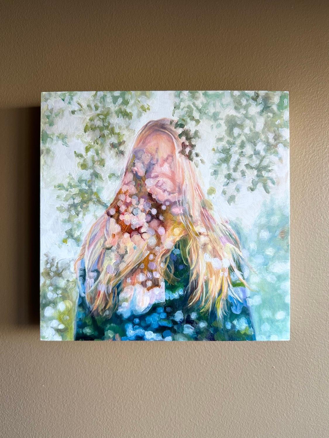 Daydreaming, peinture à l'huile - Contemporain Painting par Kristen Brown