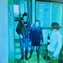 Left and Leaving, Oil Painting