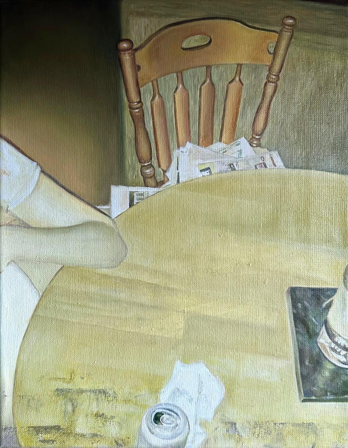 Kristen Brown Still-Life Painting - Quiet Corners, Oil Painting