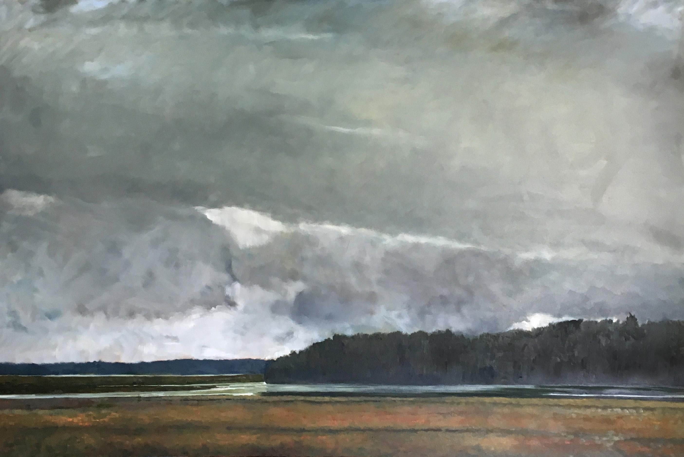 Kristen Garneau Landscape Painting - Harriman Ranch