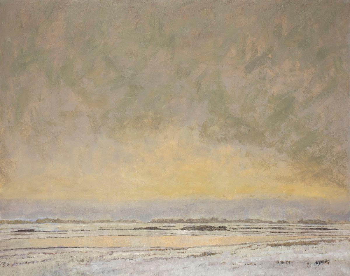Kristen Garneau Landscape Painting - Henry's Lake