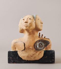 Four Three Two One, 21st Century Contemporary Surrealist Ceramic Sculpture