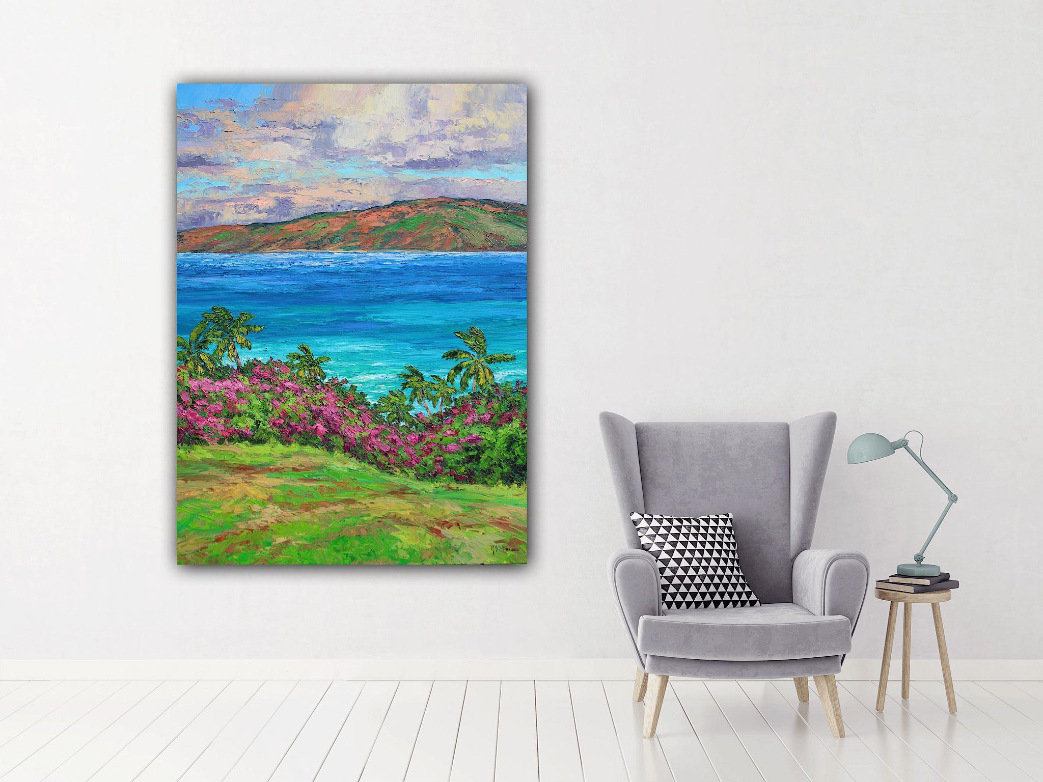 Magical Maui, Painting, Oil on Canvas For Sale 3