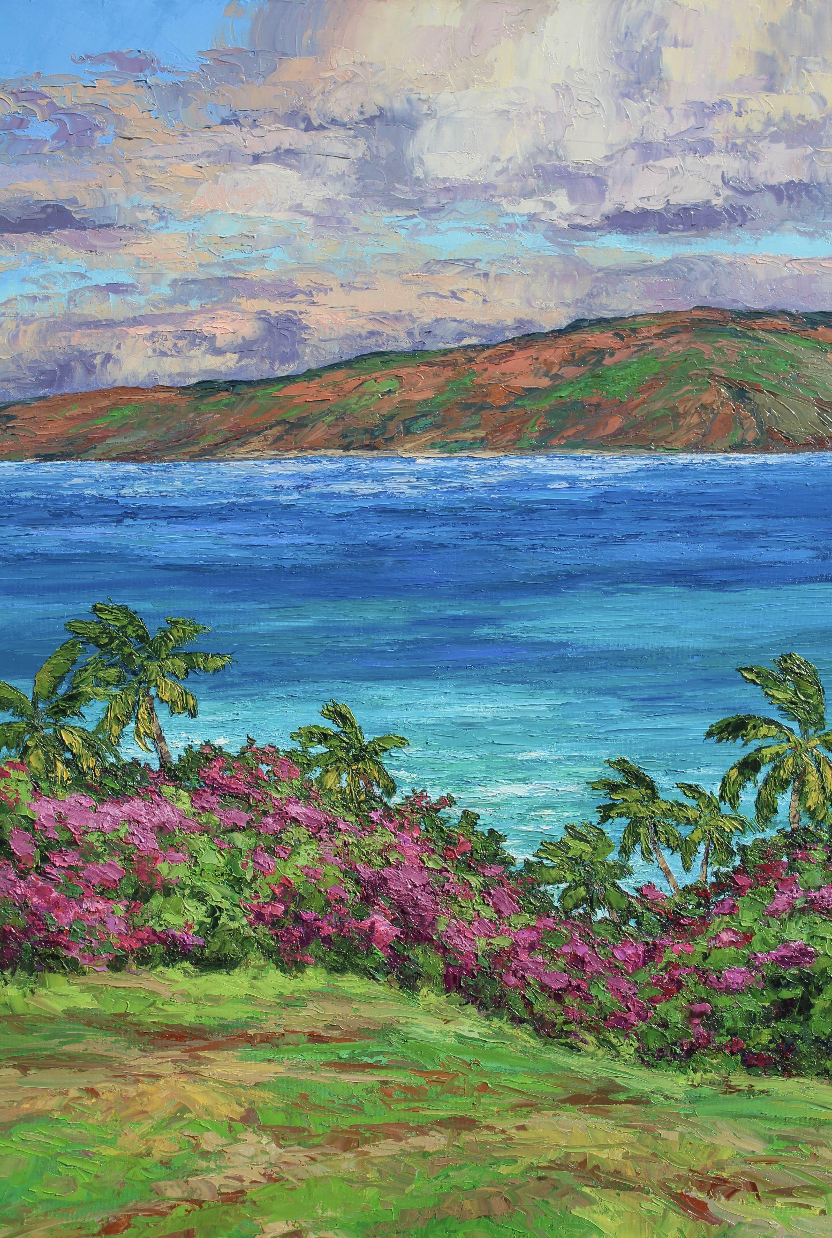 Magical Maui, Painting, Oil on Canvas For Sale 4