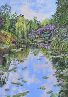 The Beauty Of Giverny, Painting, Oil on Canvas
