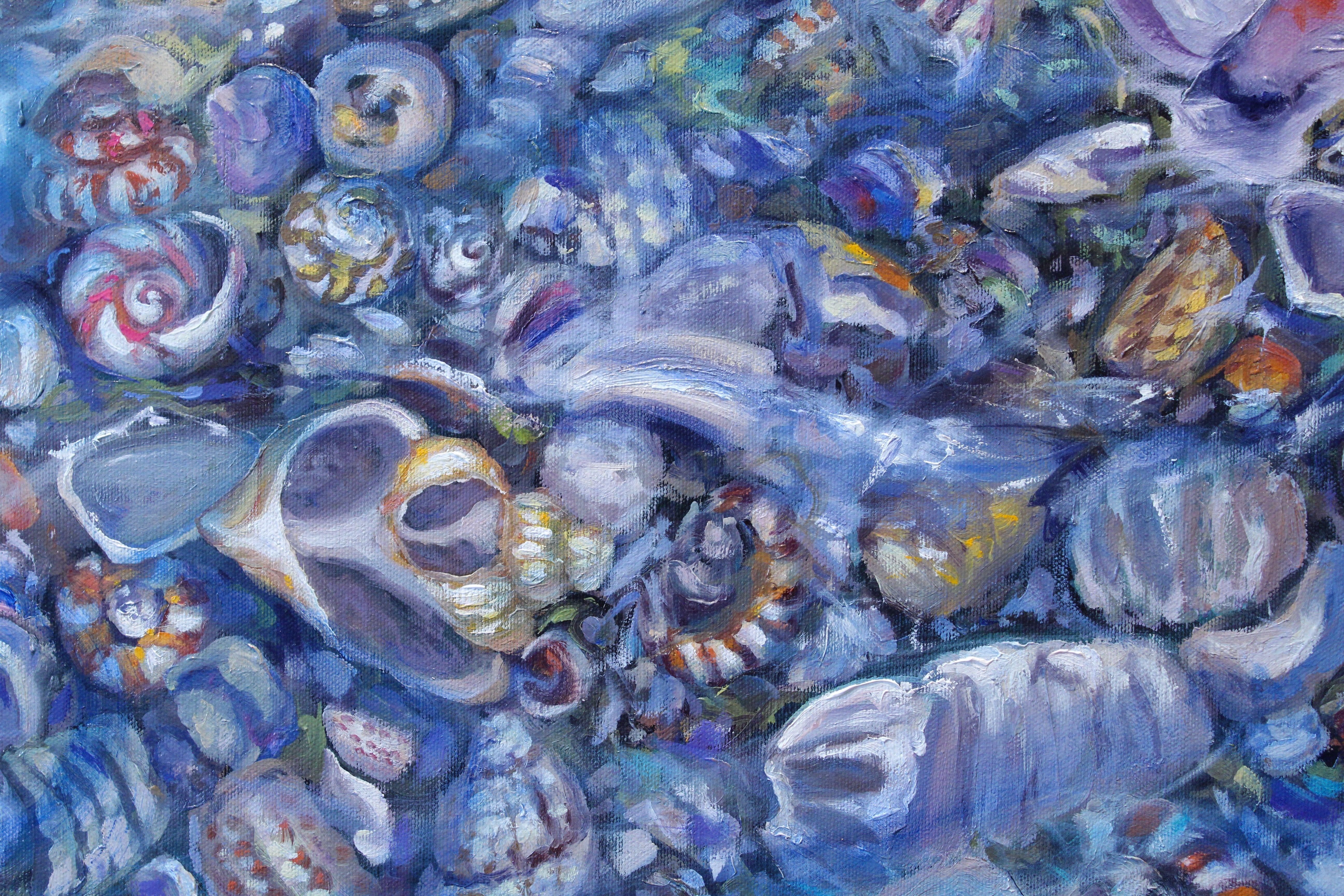 Tide Pool IV, Painting, Oil on Canvas For Sale 1