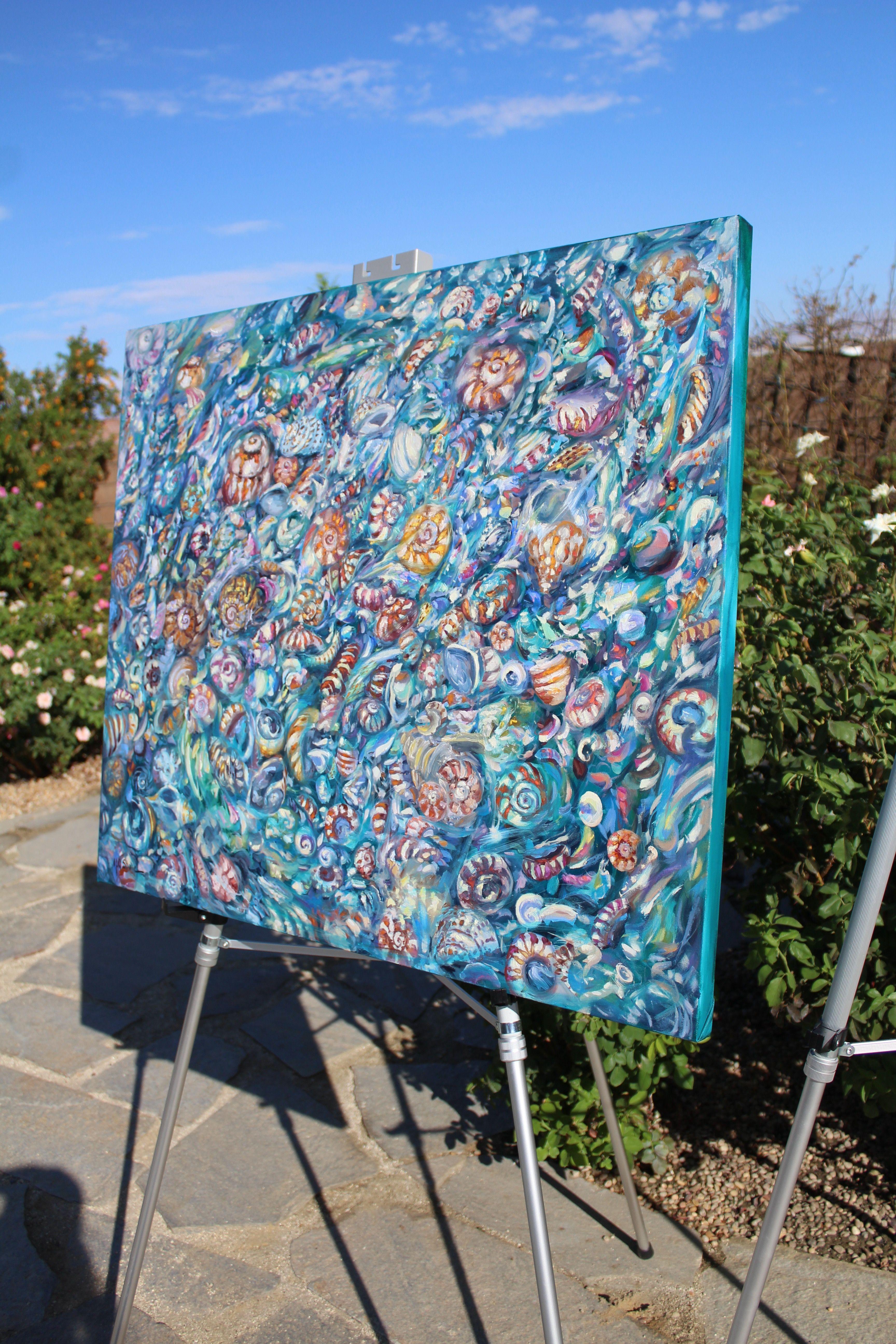 Tide Pool IV, Gemälde, Öl auf Leinwand (Realismus), Painting, von Kristen Olson Stone