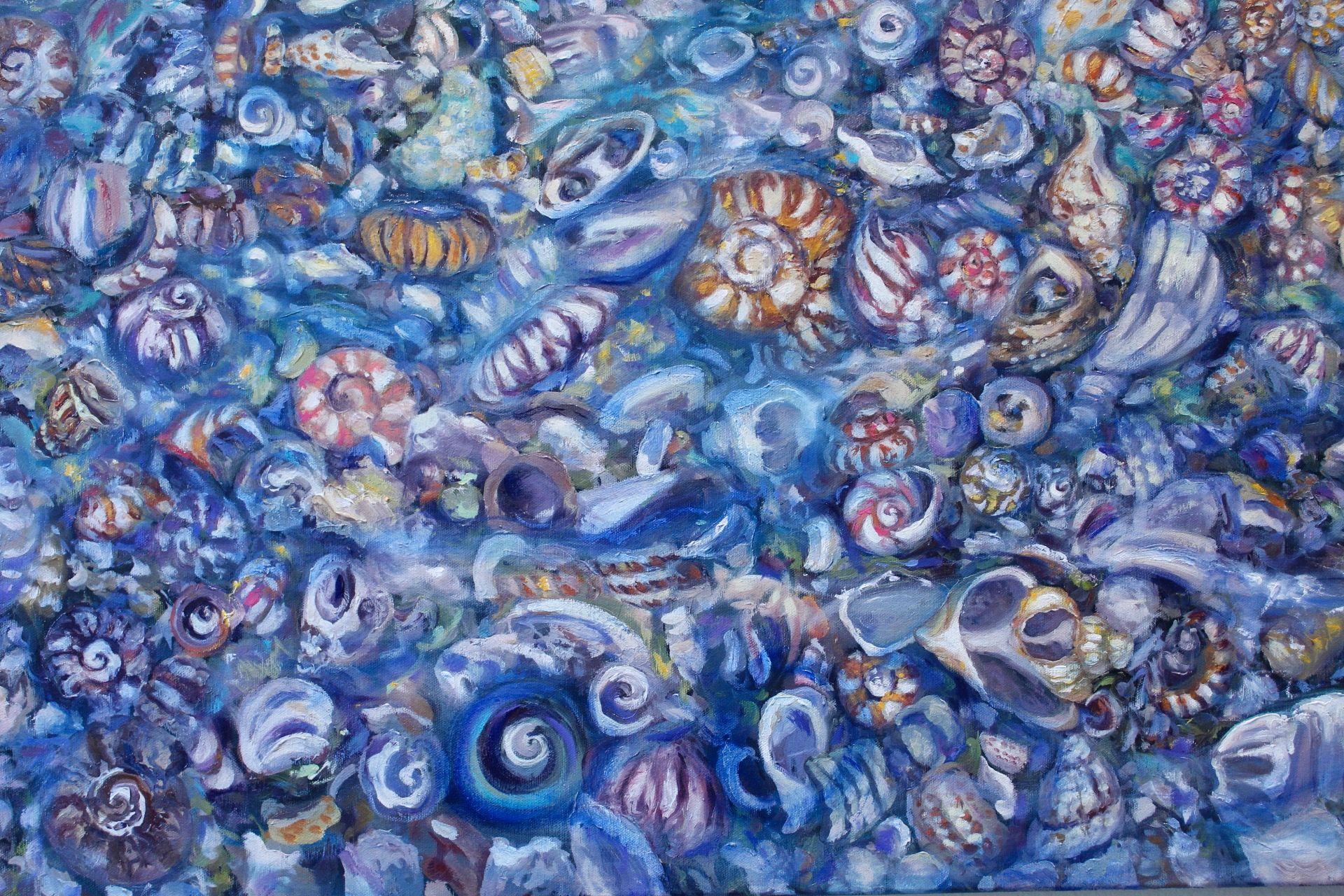 Tide Pool IV, Painting, Oil on Canvas For Sale 2