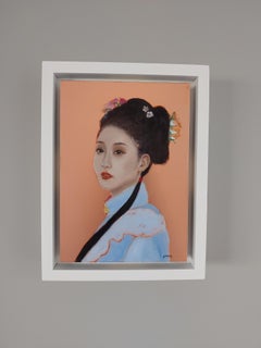 "Akari" (2022) by Kristen Santucci, Oil Painting, Portrait