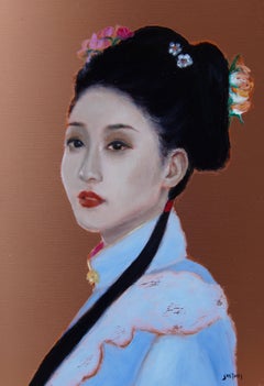 "Akari" (2022) by Kristen Santucci, Oil Painting, Portrait