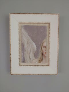 "Silence" (2022) by Kristen Santucci, Oil Painting, Portrait