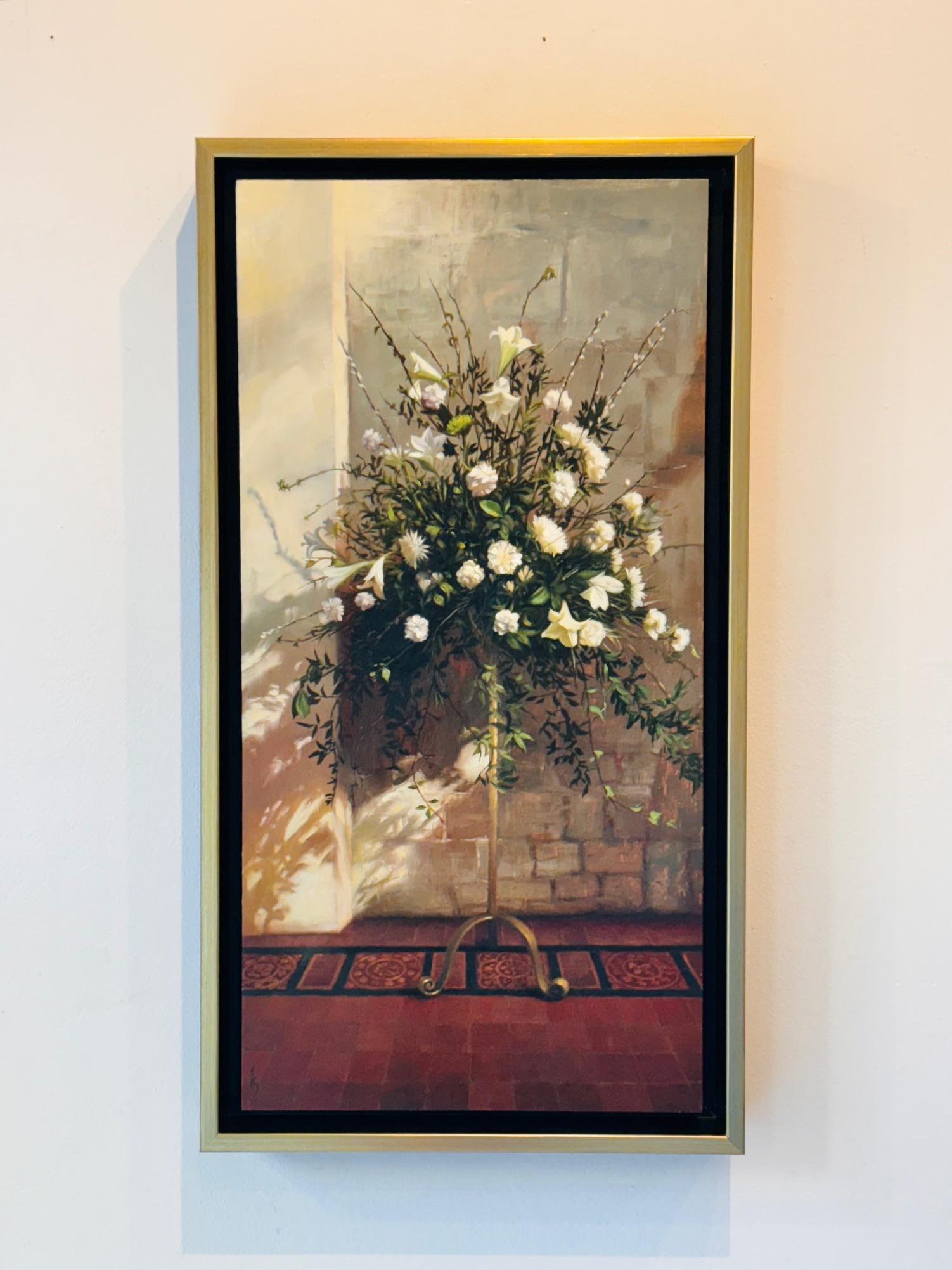 Interior Painting di Kristen Savage - Full of Grace - original impressionism painting - contemporary art