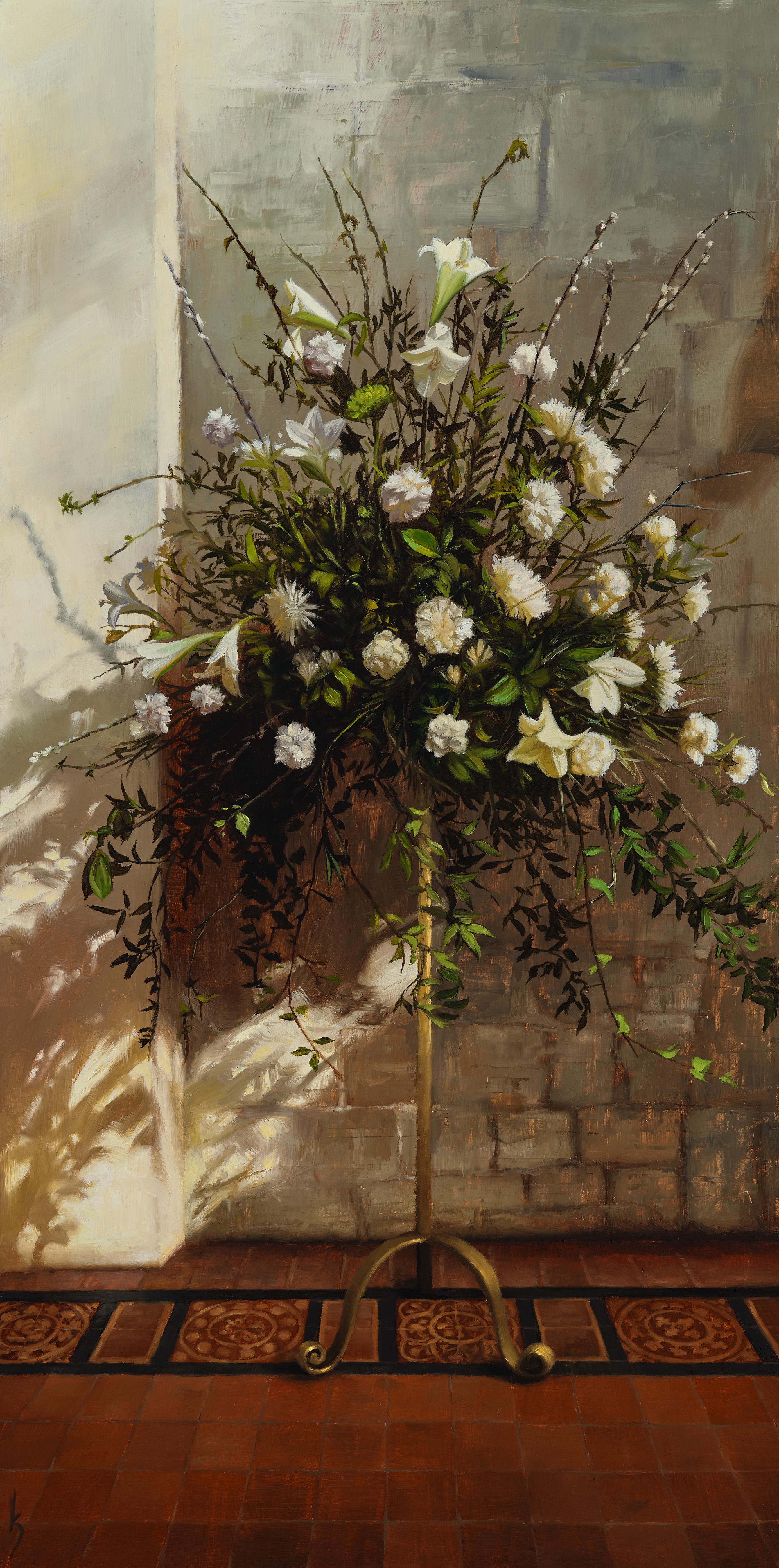 Full of Grace - original impressionism painting - contemporary art - Painting di Kristen Savage