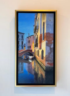Quiet Evening in Venice - original impressionism painting - contemporary art
