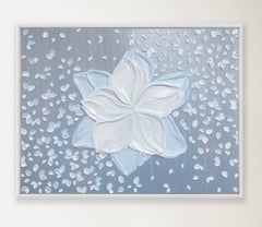 KTirney - Bleu Santorini à fleurs 