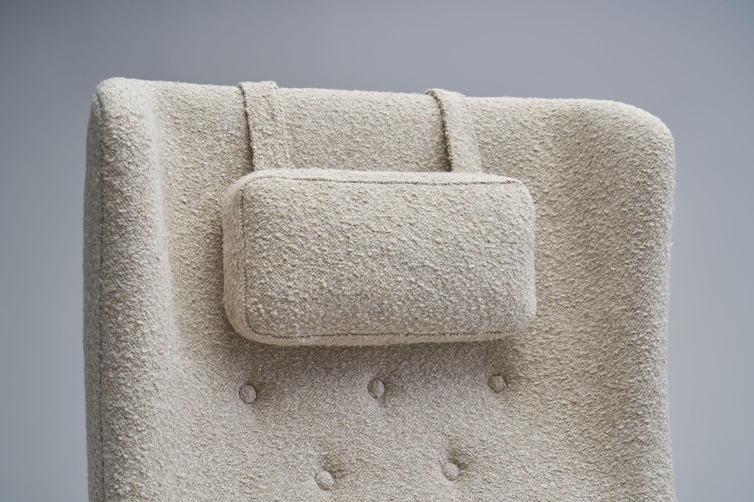 Bouclé “Krister” Armchair by Arne Norell for AB Arne Norell Aneby, Sweden, 1960s