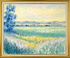 "Perdón" Colorido paisaje primaveral al óleo