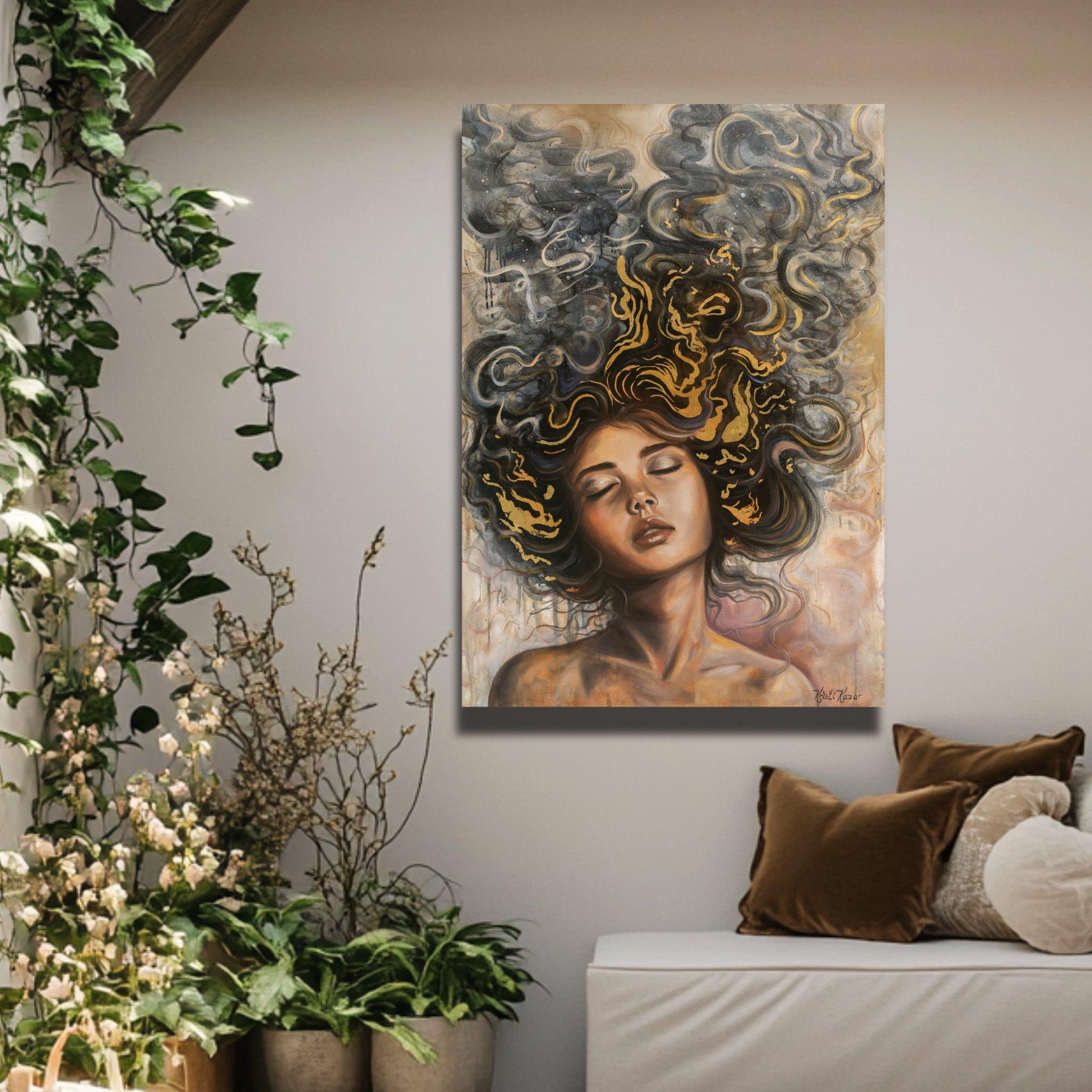 Alchimia.  Pittura figurativa contemporanea - Painting di Kristi Kazar