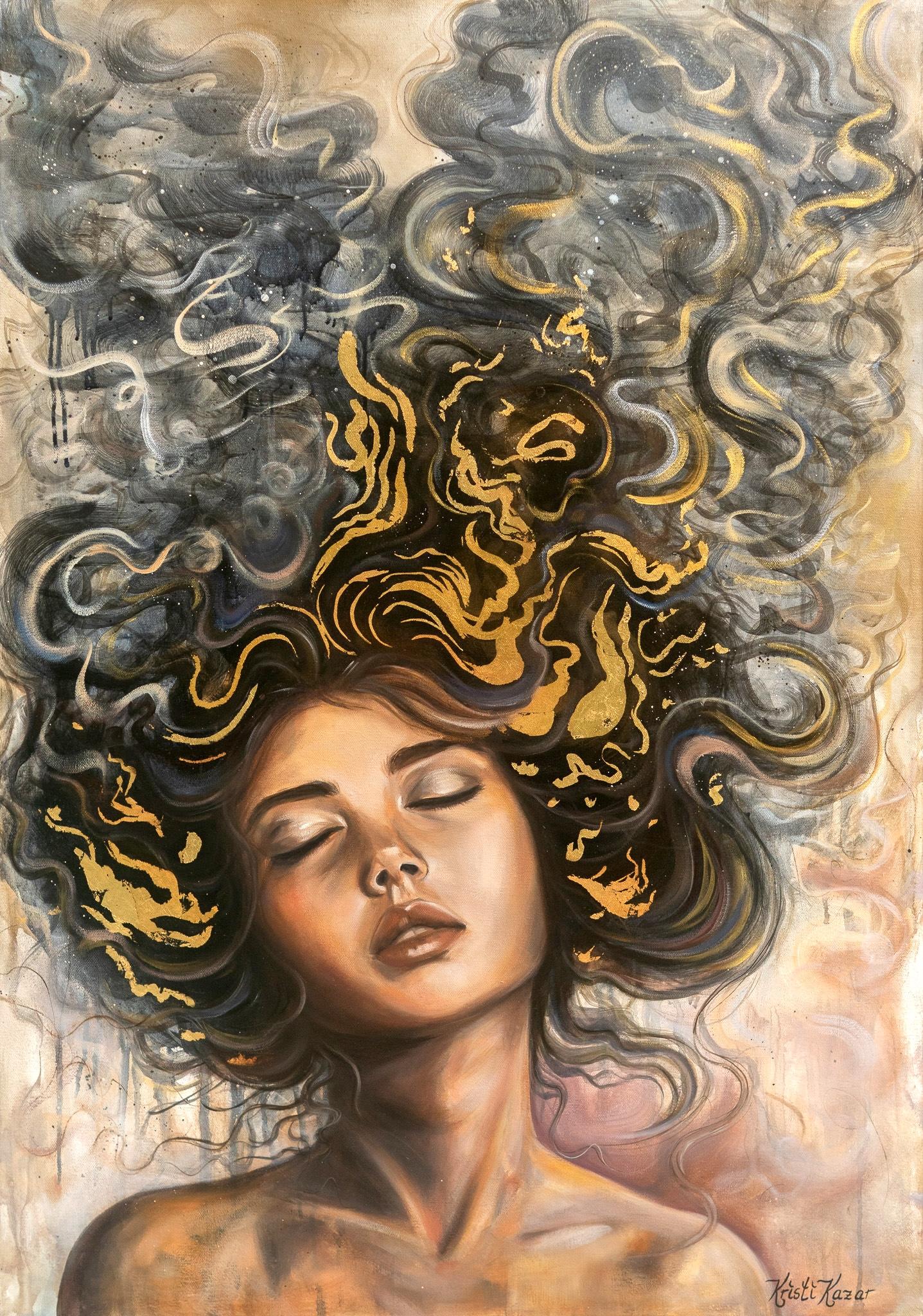 Figurative Painting di Kristi Kazar - Alchimia.  Pittura figurativa contemporanea