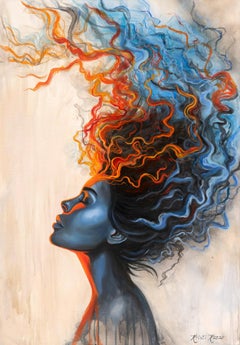 Duality Of Flame.  Contemporary Figurative Painting