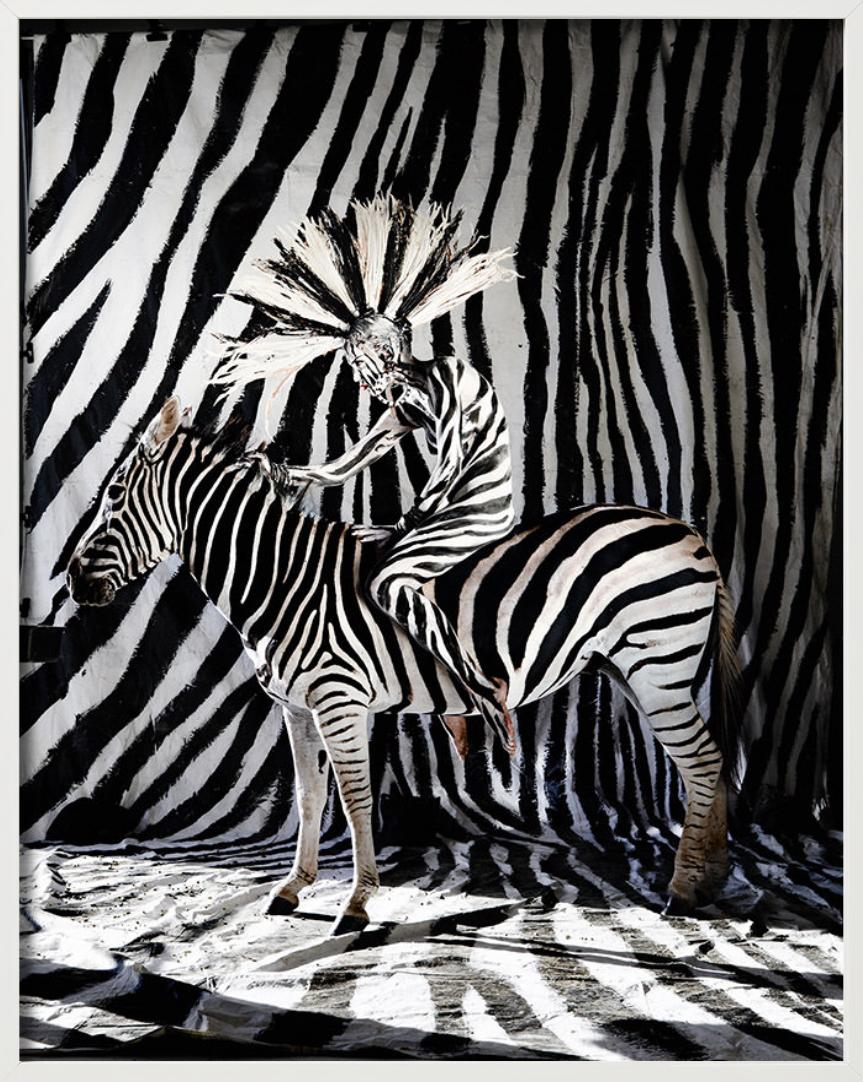 Animal Farm - Tales for Oskar, Fine Art Photography, 2015 - Black Figurative Photograph by Kristian Schuller
