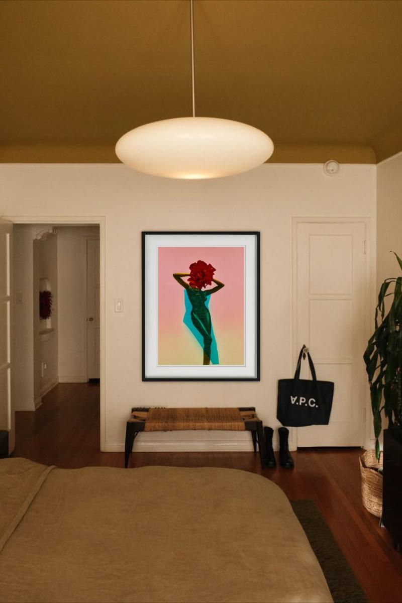 Portrait abstrait d'une femme avec des fleurs en guise de tête, photographié par Kristian Schuller. 

Tous les tirages sont en édition limitée. Disponible en plusieurs tailles. Encadrement haut de gamme sur demande.

Toutes les impressions sont