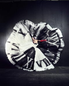 Time - Dancer with Skirt like a Clock, Fine Art Photography