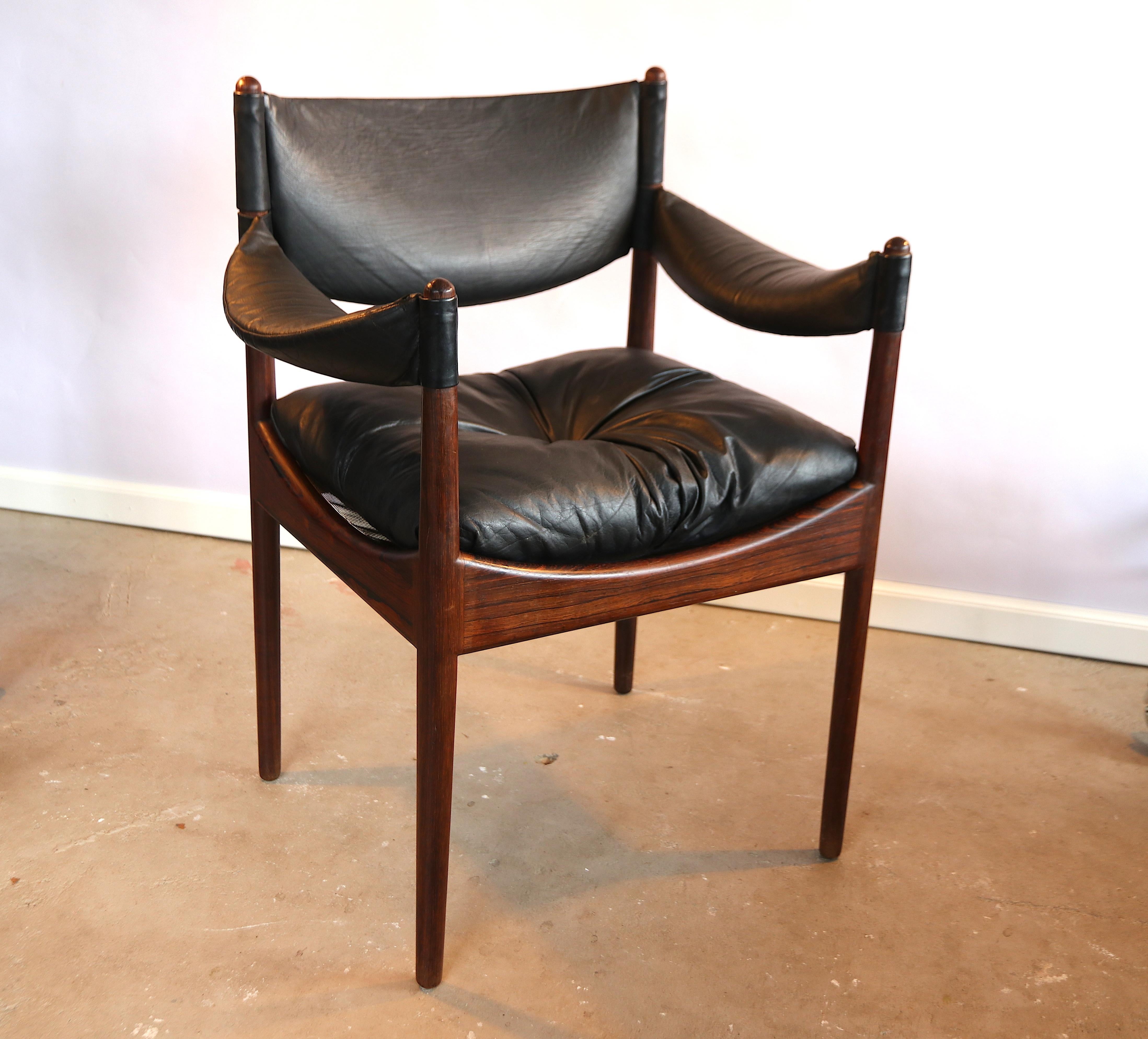 Kristian Solmer Vedel Armchair and Ottoman 