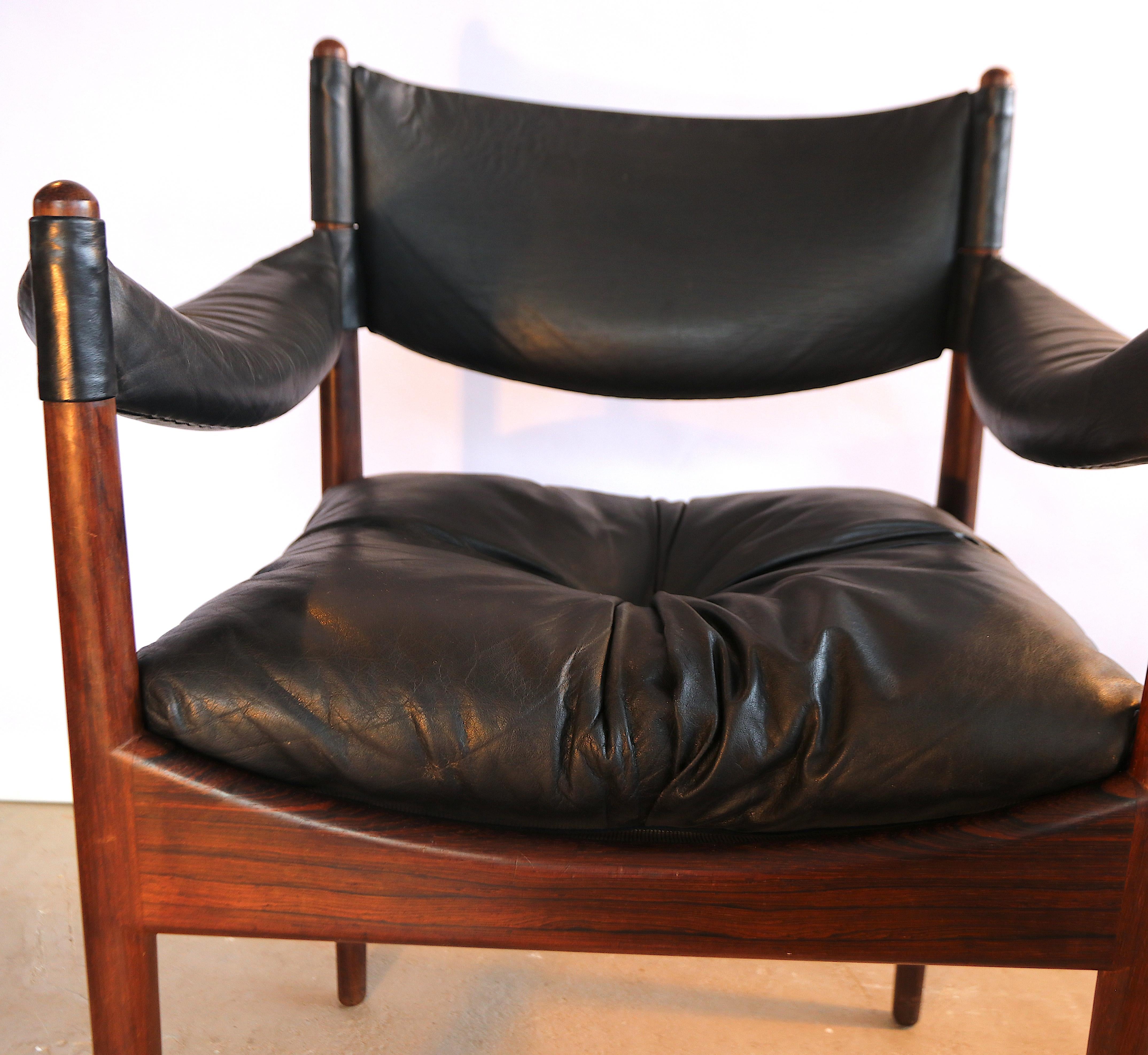Kristian Solmer Vedel Armchair and Ottoman 