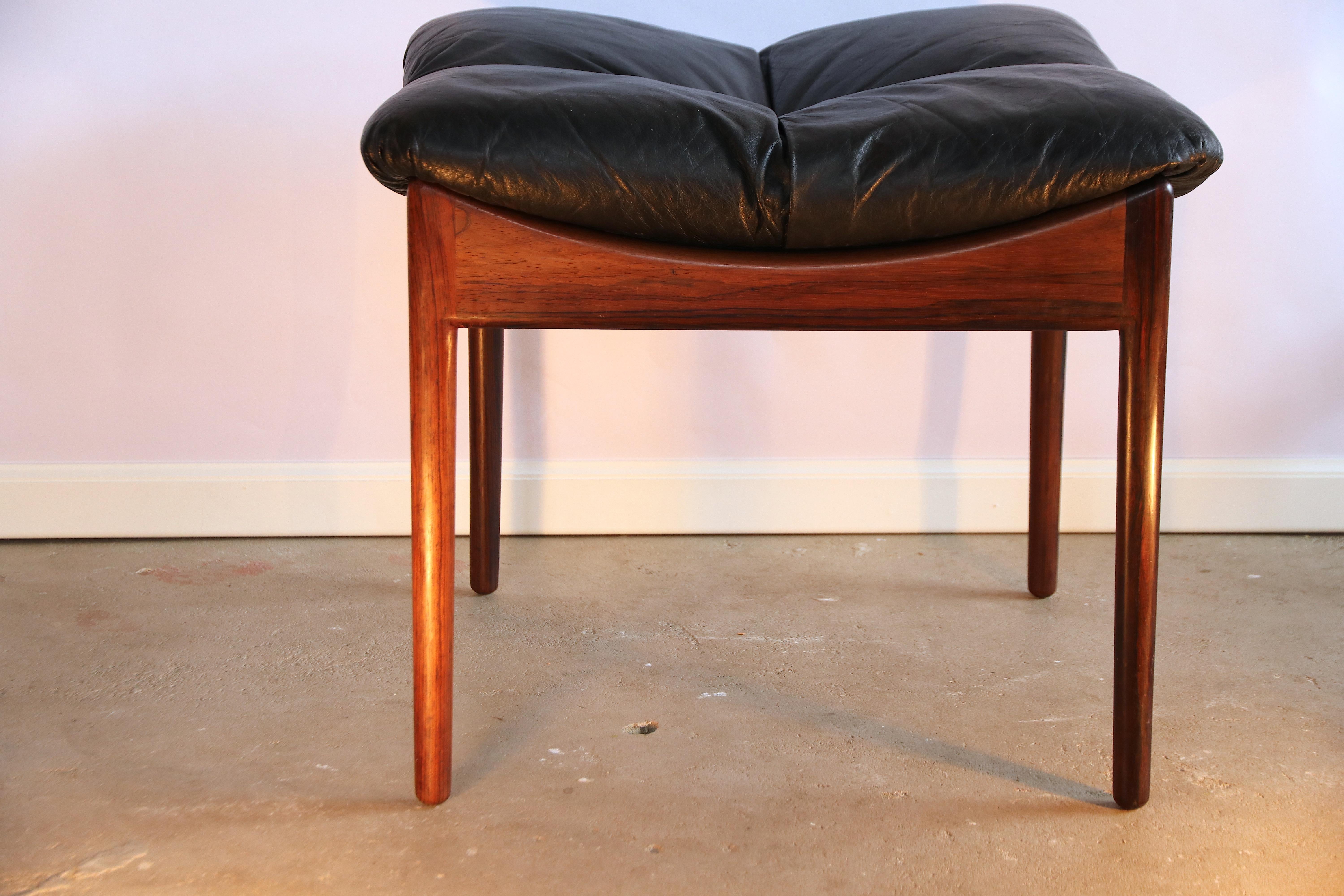Kristian Solmer Vedel Armchair and Ottoman 