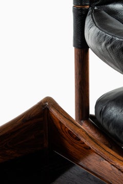 Kristian Solmer Vedel Easy Chairs with Side Table by Søren Willadsen Møbelfabrik