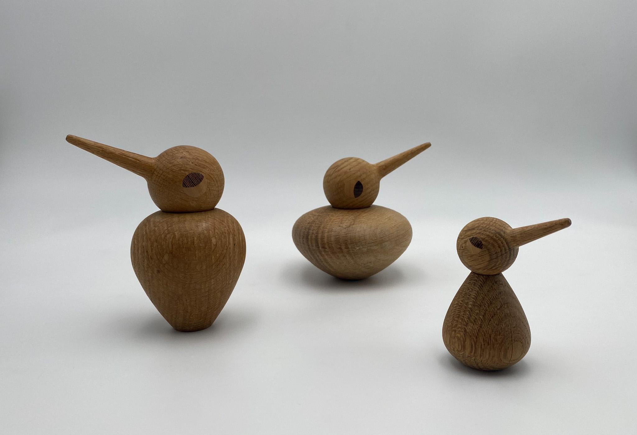 Danish Kristian Solmer Vedel Family of Oak Birds, circa 2006 For Sale