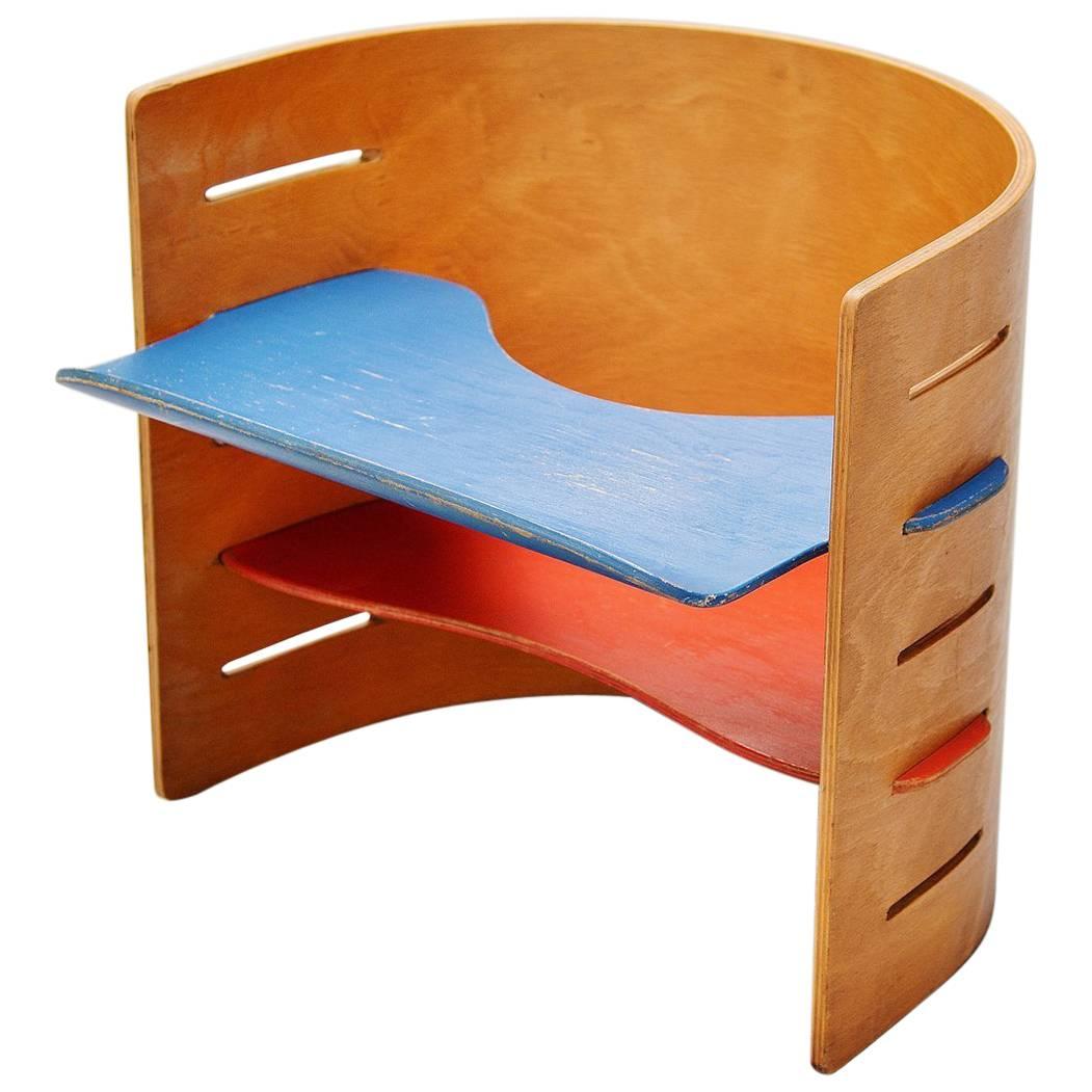 Kristian Solmer Vedel Sedia per bambini Orskow & Co Danimarca, 1957