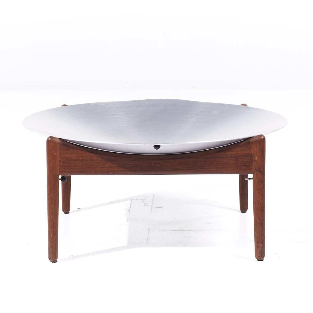 Danois Kristian Solmer Vedel Modus Mid Century Fruit Bowl Rosewood Side Table en vente