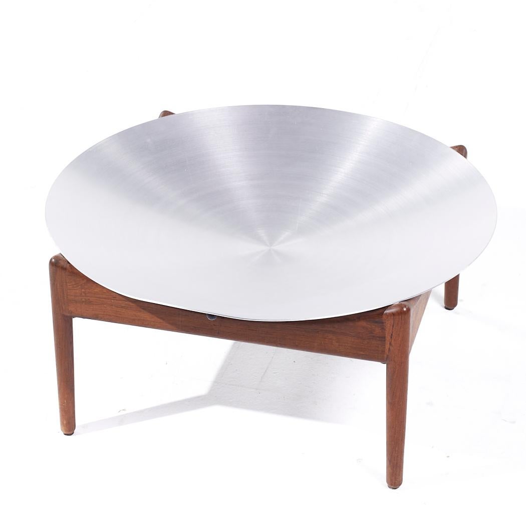 Bois de rose Kristian Solmer Vedel Modus Mid Century Fruit Bowl Rosewood Side Table en vente
