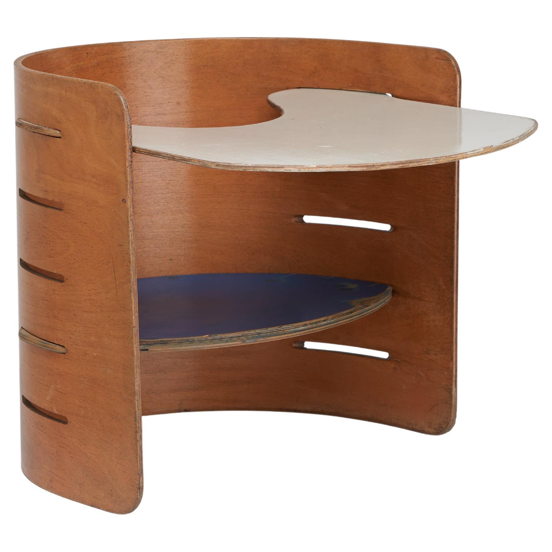 Kristian Solmer Vedel Plywood Child's Chair for Orskow & Co, Denmark 1957 For Sale