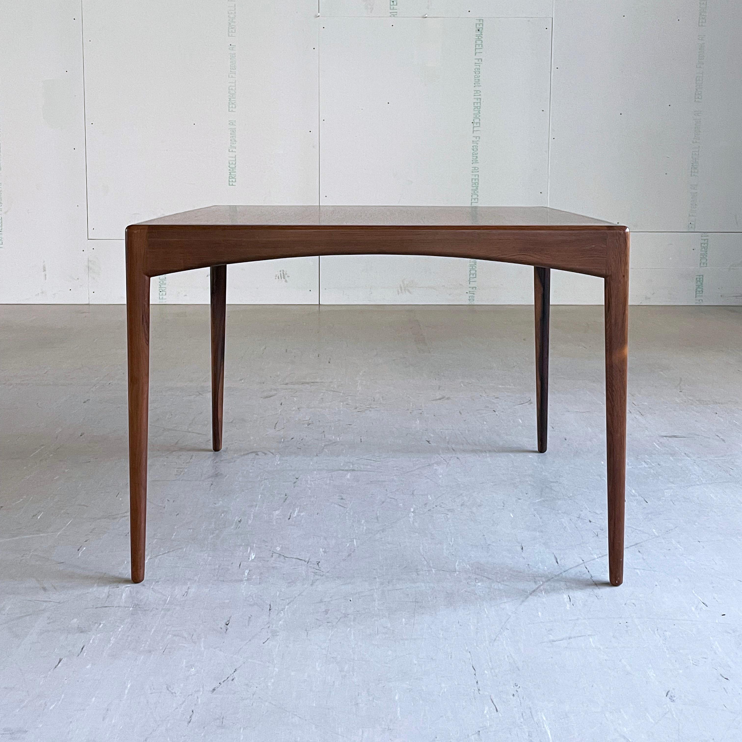 Table de salle à manger en bois de rose Kristian Solmer Vedel - Søren Willadsen, Danemark en vente 2