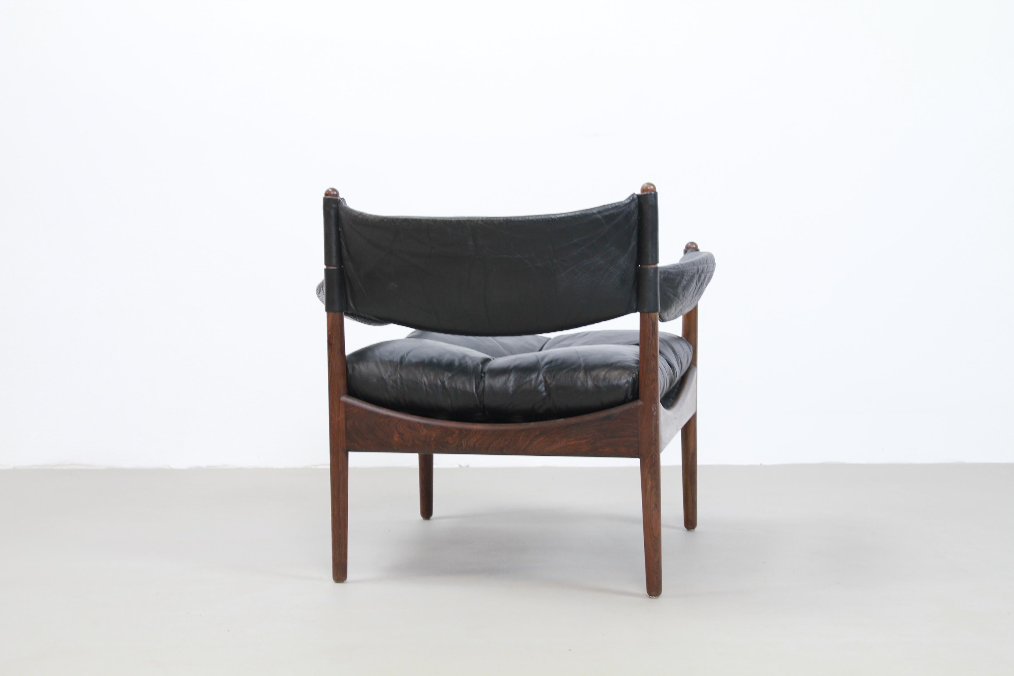 Mid-Century Modern Kristian Vedel Modus Lounge Chair by Soren Willadsen, 1963, Denmark