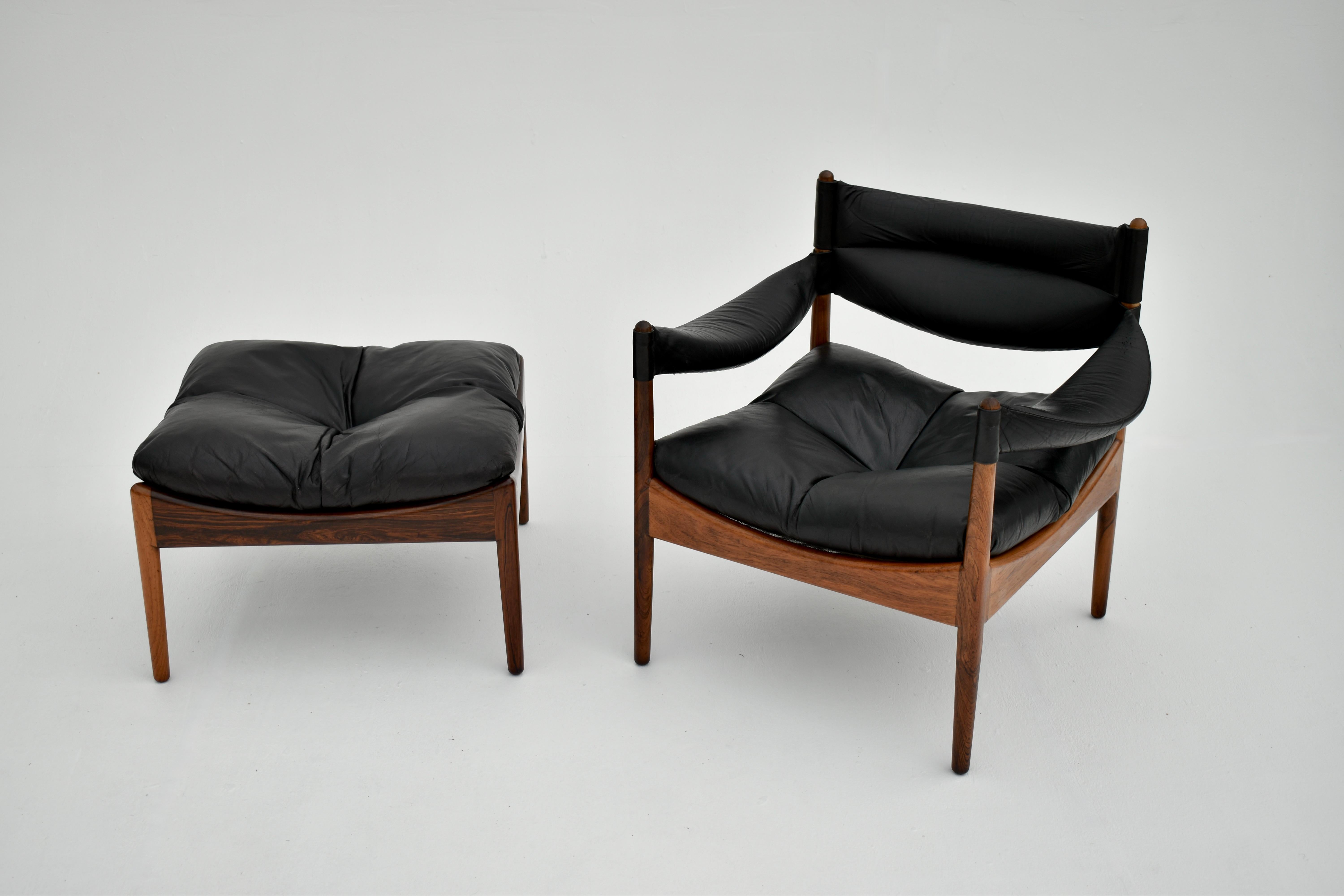 Kristian Vedel Modus Lounge Chair & Footstool For Søren Willadsen møbelfabrik 5
