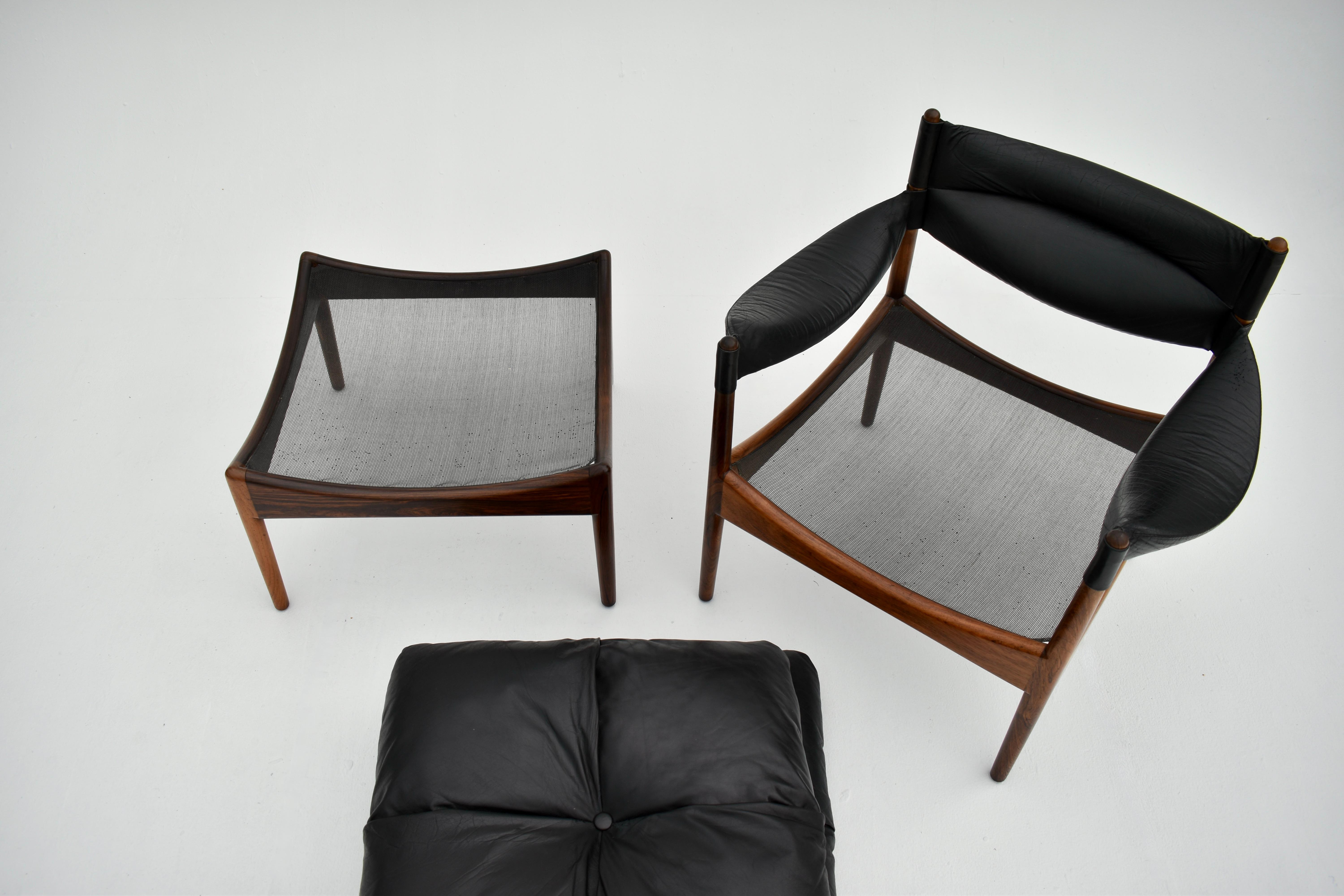 Kristian Vedel Modus Lounge Chair & Footstool For Søren Willadsen møbelfabrik 6