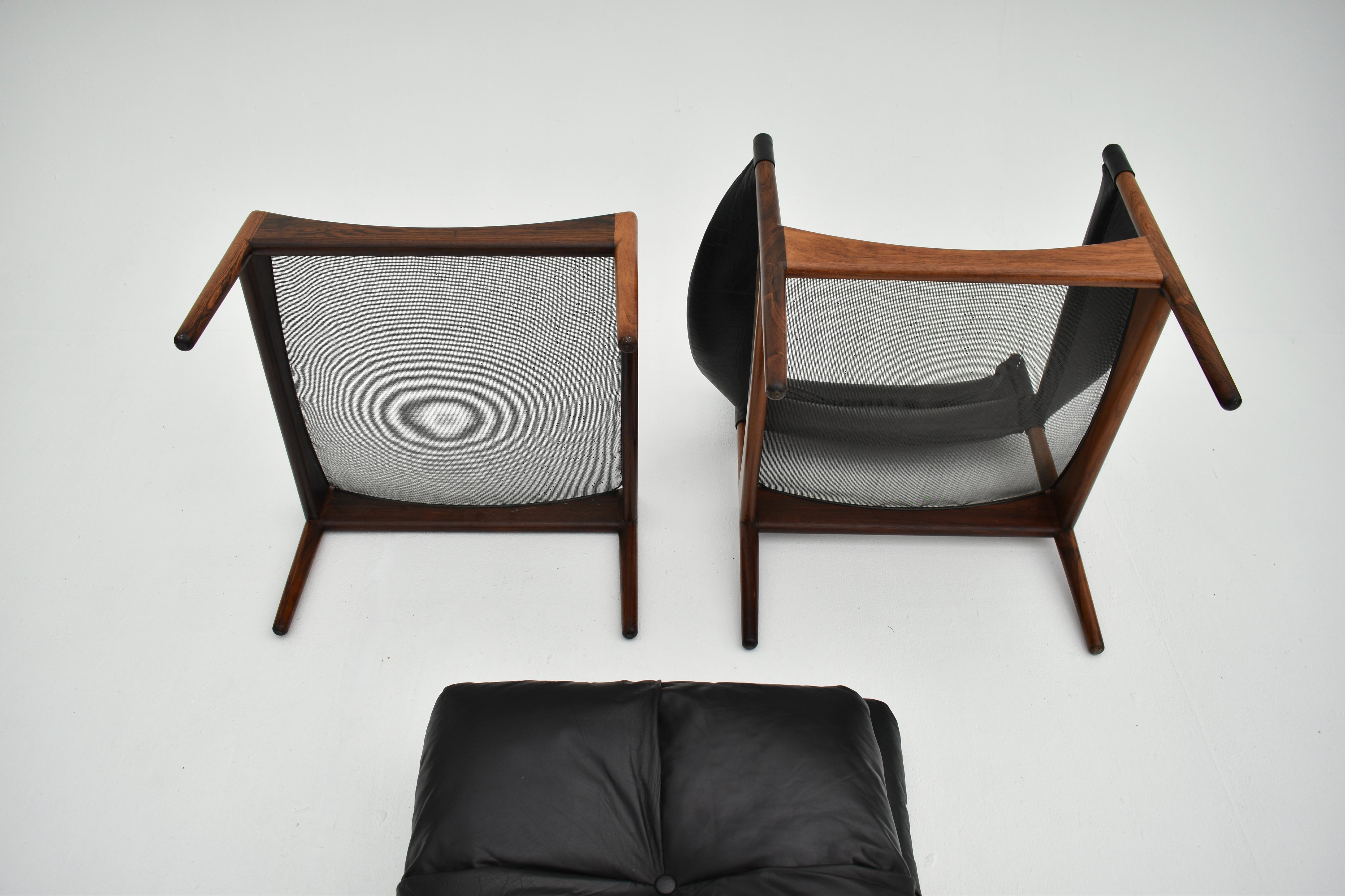 Kristian Vedel Modus Lounge Chair & Footstool For Søren Willadsen møbelfabrik 8