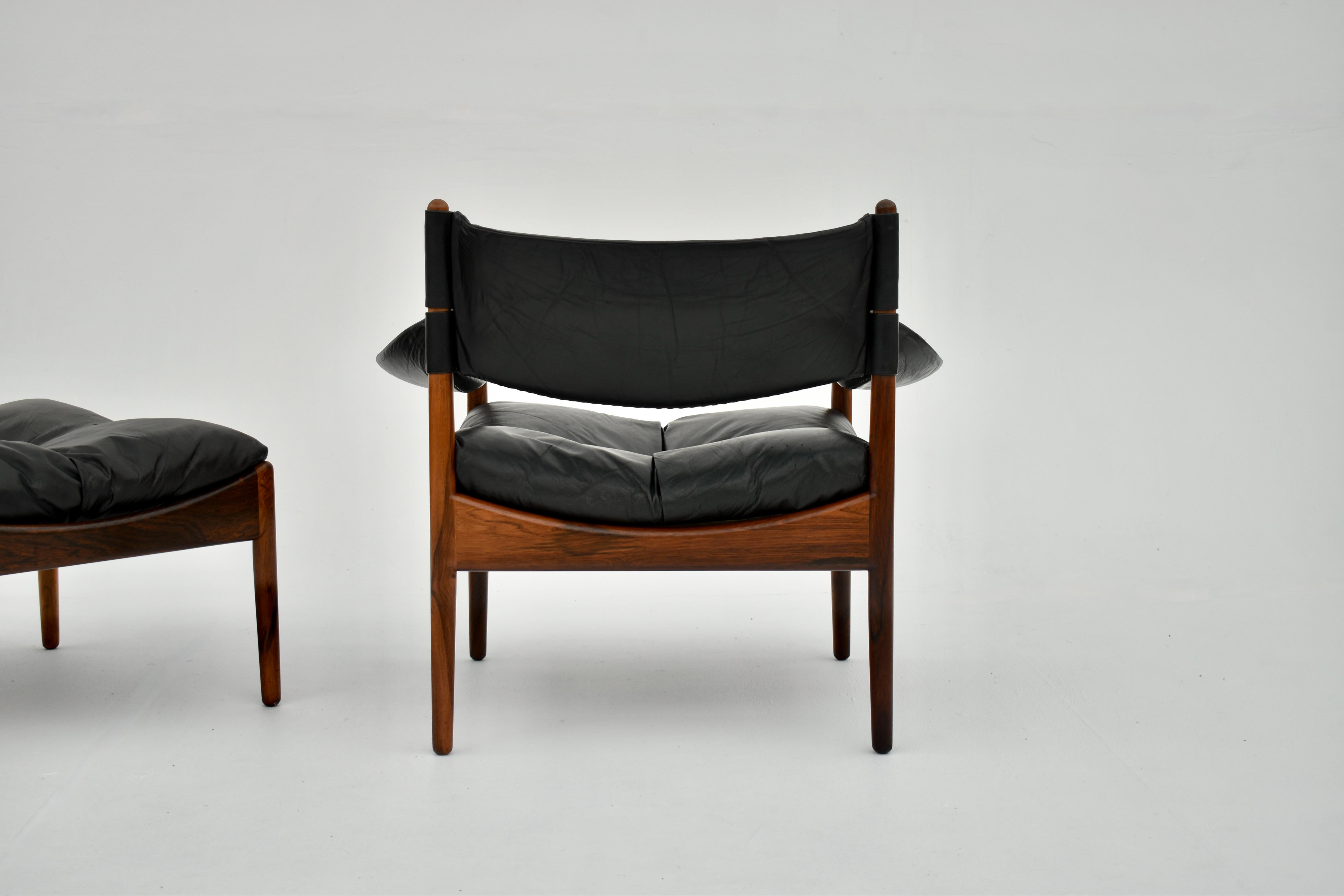 Kristian Vedel Modus Lounge Chair & Footstool For Søren Willadsen møbelfabrik 2