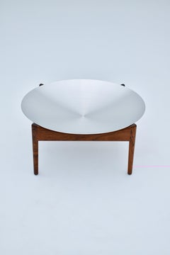 Kristian Vedel Rosewood and Aluminum Fruit Bowl for Søren Willadsen