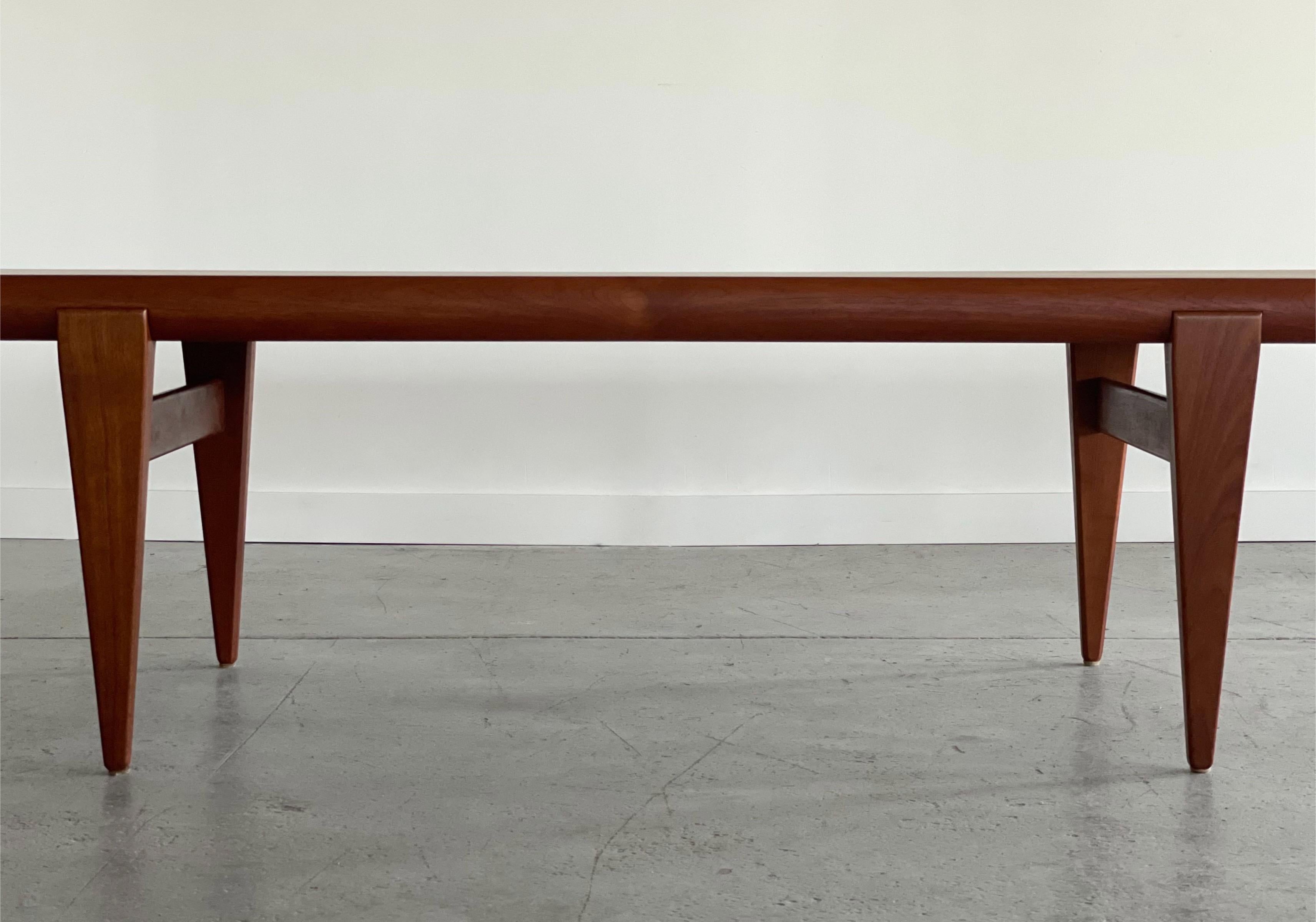 Scandinavian Modern Kristiansen & Thomassen Model 87 Teak Coffee Table  For Sale