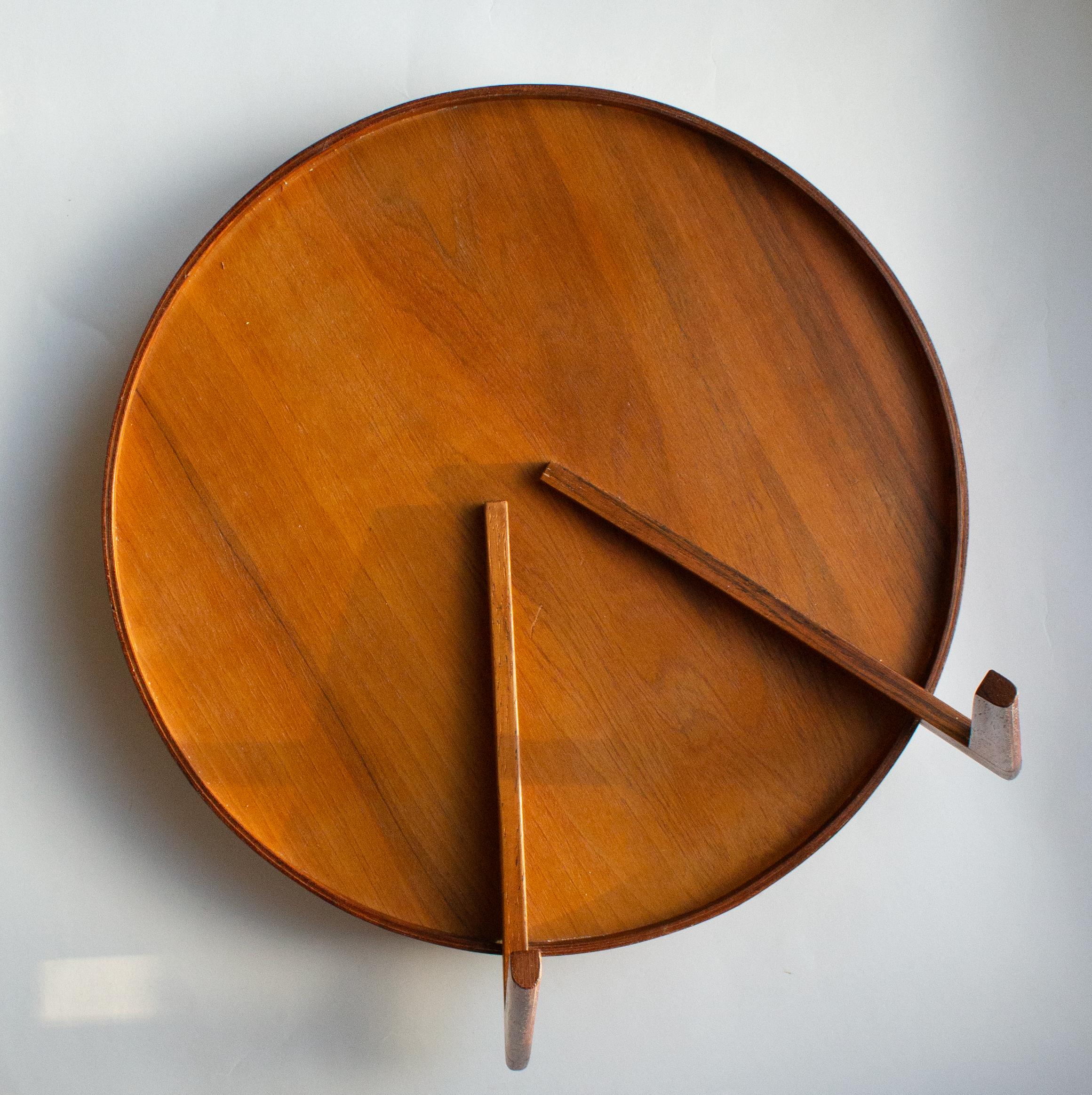 Kristiansson-Tischspiegel aus Teakholz, Luxus, Schweden 1960er Jahre im Zustand „Relativ gut“ im Angebot in Stockholm, SE