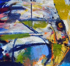 Promise of Spring Eagle San Francisco Abstract Expressionist Oil on Canvas