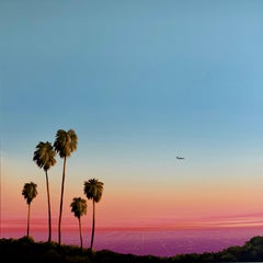 Fliegen über Los Angeles (Sonnenuntergang)