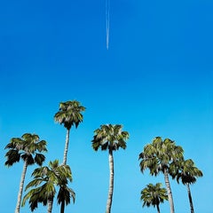 « Flying Over Palm Springs » - Peinture acrylique de Kristin Moore, 2024
