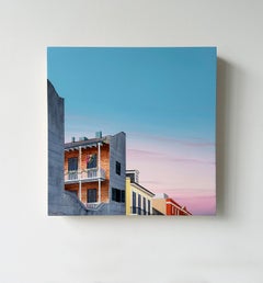 "French Quarter (Mardi Gras)" -- Skyscape Painting by Kristin Moore, 2024