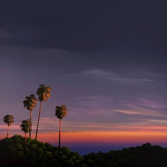 „Goldene Hour (Overlook)“ -- Himmelslandschaft, Gemälde von Kristin Moore, 2023